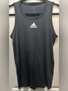 Adidas Size S Black Tank Top EUC